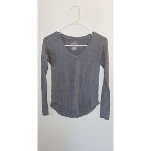 V neck long sleeve